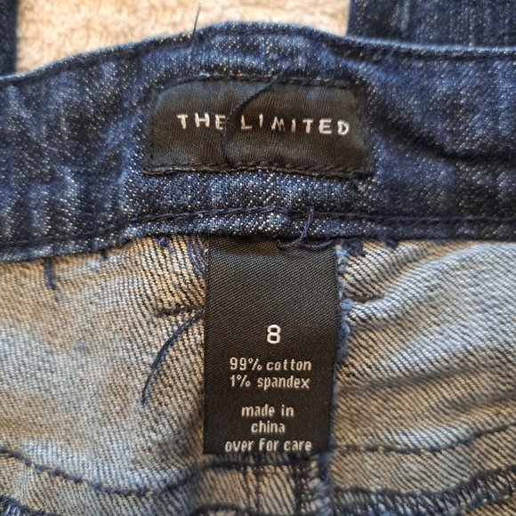 The Limited Dark Wash Denim Jean Capris Size 8 - Picture 6 of 7